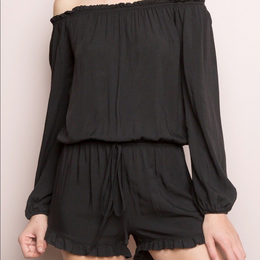 Brandy Melville Black Gabriella Romper